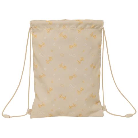 Zainetto Con Cordini Osito Beige 26 X 34 X 1 Cm - Foto 2