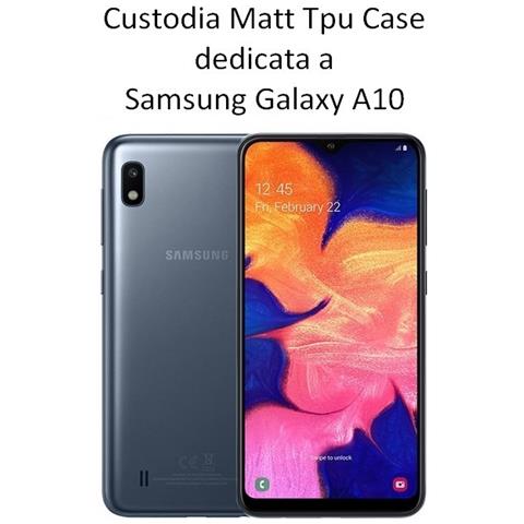 Custodia Tpu Silicone Cover Case Per Samsung Galaxy A10 Black - Foto 2