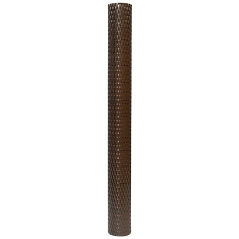 Paravento Da Balcone Marrone E Nero 400x100 Cm In Polyrattan - Foto 2