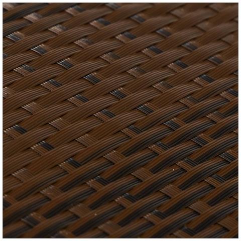 Paravento Da Balcone Marrone E Nero 400x100 Cm In Polyrattan - Foto 7