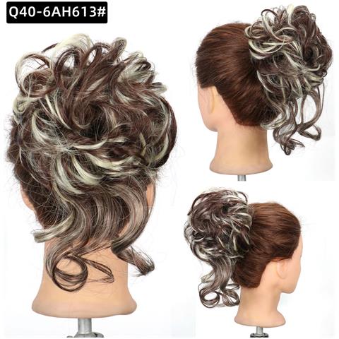 Chignon Con Extension Per Capelli Lunghi - Foto 1