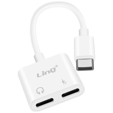 Adattatore Da Usb-c A 2x Usb-c Audio E Carica Rapida Power Delivery, Bianco - Foto 2