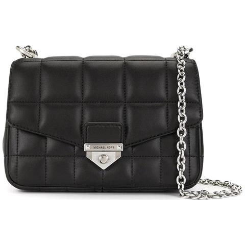 Sm Chain Shoulder Bag Borse Tracolla Pelle Borse Donna Nero Eu One Size, 30h0s1sl1t-001 - Foto 1