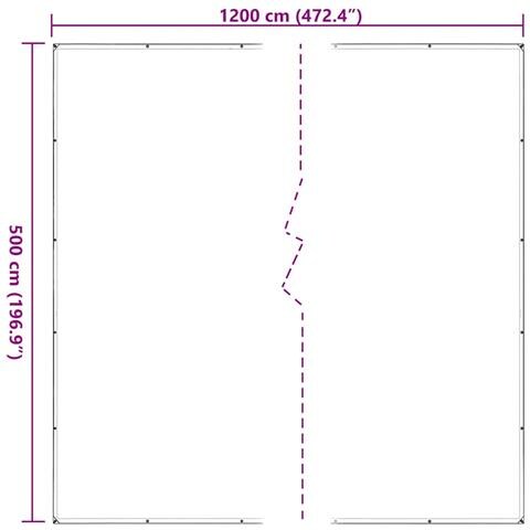 Telone Trasparente con Occhielli 5x12 m in Polietilene - Foto 10