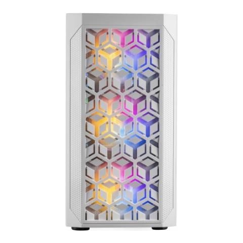 Case MCMESHW PC micro ATX, Mini-ITX1 Porta USB 3.2 Colore Bianco - Foto 2