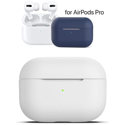 Custodia In Silicone Per Base Di Ricarica Airpods Pro 6x2x4 Cm. Colore Bianco - Foto 1