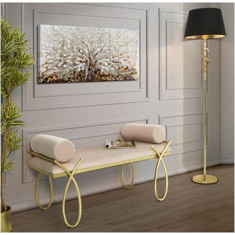 Panca Mf301 - Rosa - Metallo - 112,5x49x53 Cm - Foto 8