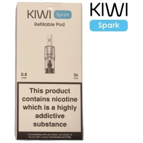 Spark, 3 Pod Ricaricabili Per Sigaretta Elettronica Spark, 2.0 Ml, No E-liquid (coil: 0.8 Ohm) - Foto 1