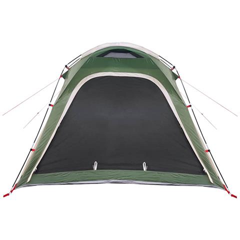 Tenda Campeggio 4 Persone Verde Rilascio Rapido Impermeabile - Foto 9