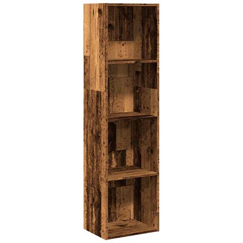 Libreria Legno Antico 40x30x152 cm in Legno Multistrato - Foto 1