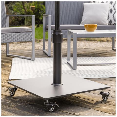 Supporto Perombrellone Diritto Con Rotelle Valvole - Foto 2