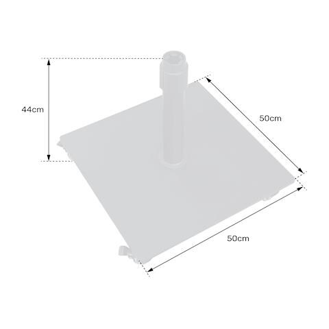 Supporto Perombrellone Diritto Con Rotelle Valvole - Foto 5