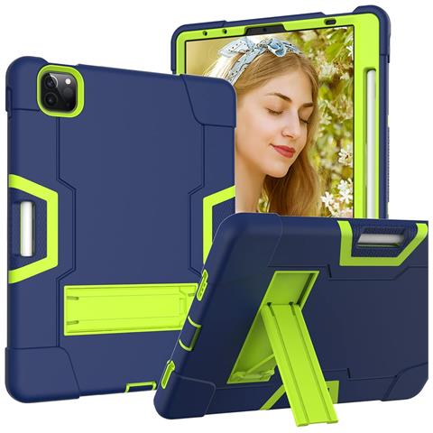 Custodia Per Ipad Pro 12.9"" Con Supporto E Alloggiamento Per Stilo Blu Navy - Foto 1