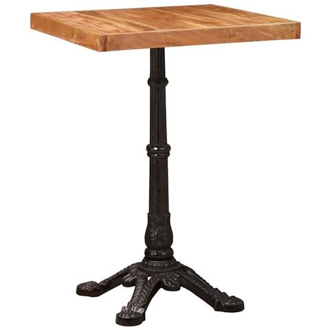 Tavolo bistrot Marrone 50 x 50 x 76 cm legno massello di acacia - Foto 2