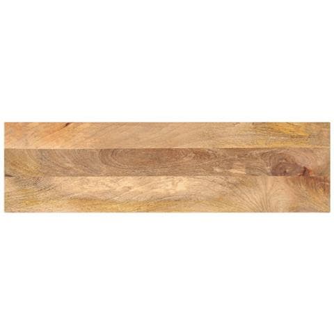 Piano per Tavolo 120x40x3,8cm Rettangolare Legno Massello Mango - Foto 1