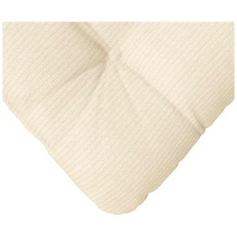 Cuscini per Seduta 4 pcs Crema 45 x 45 cm Tessuto in Cords - Foto 9