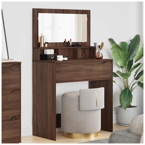 Tavoli da Trucco per Camera da Letto Rovere Marrone - Foto 2