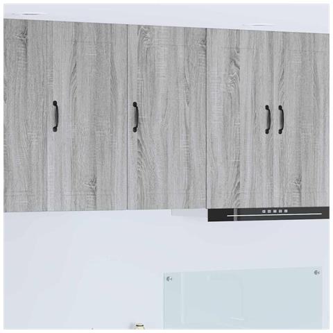 Pensile cucina Grigio Sonoma 40 x 31 x 80 cm Legno multistrato - Foto 2