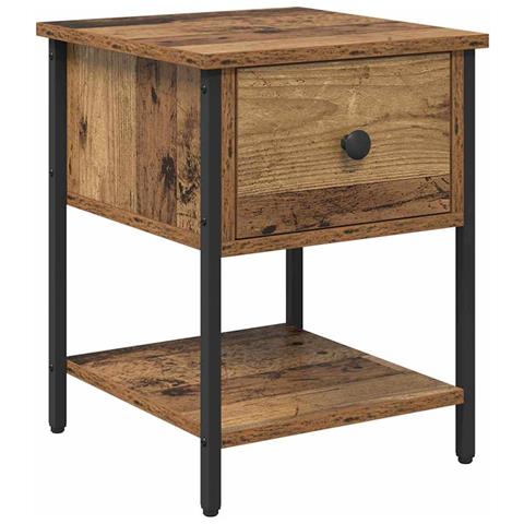 Comodino Legno vecchio 34 x 35,5 x 45 cm Legno multistrato - Foto 1