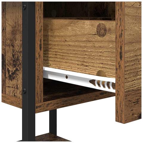 Comodino Legno vecchio 34 x 35,5 x 45 cm Legno multistrato - Foto 9