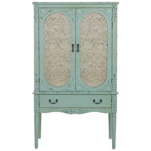 Armadio In Legno Blu 80x42x140h - Foto 2
