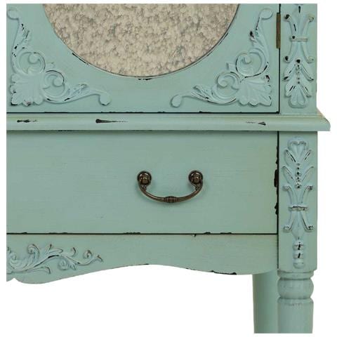 Armadio In Legno Blu 80x42x140h - Foto 8