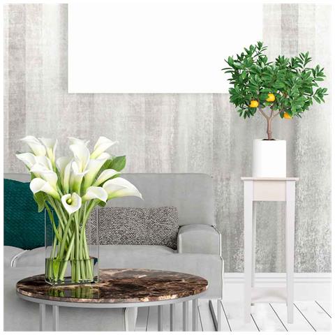 Supporto Per Vaso In Legno Bianco 30x30x80 - Foto 2