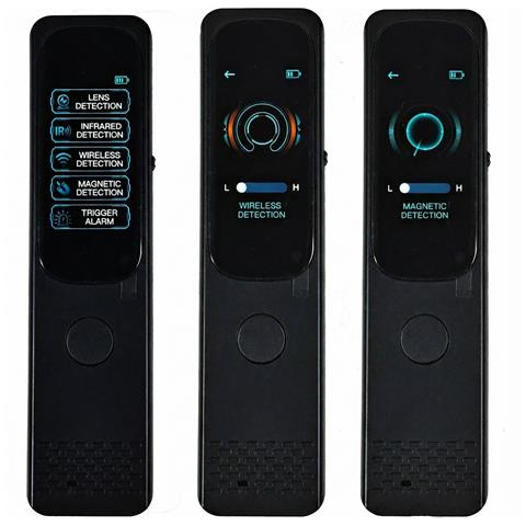 Rilevatore Scanner Professionale Di Microspie E Telecamere 50mhz-8ghz - Rileva Gps Tracker, Microfoni, Telecamere Wireless Con Schermo Touch Lcd, Portatile Per Auto, Ufficio, Viaggi Con Allarme Porta - Foto 1