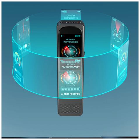 Rilevatore Scanner Professionale Di Microspie E Telecamere 50mhz-8ghz - Rileva Gps Tracker, Microfoni, Telecamere Wireless Con Schermo Touch Lcd, Portatile Per Auto, Ufficio, Viaggi Con Allarme Porta - Foto 2