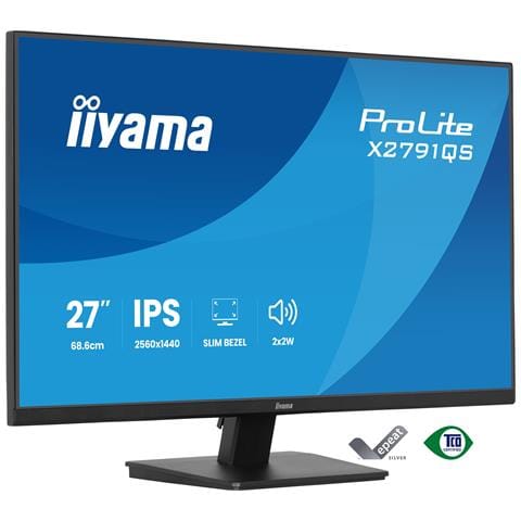 ProLite X2791QS-B1 Monitor PC 68,6 cm (27") 2560 x 1440 Pixel Quad HD LED Nero - Foto 1