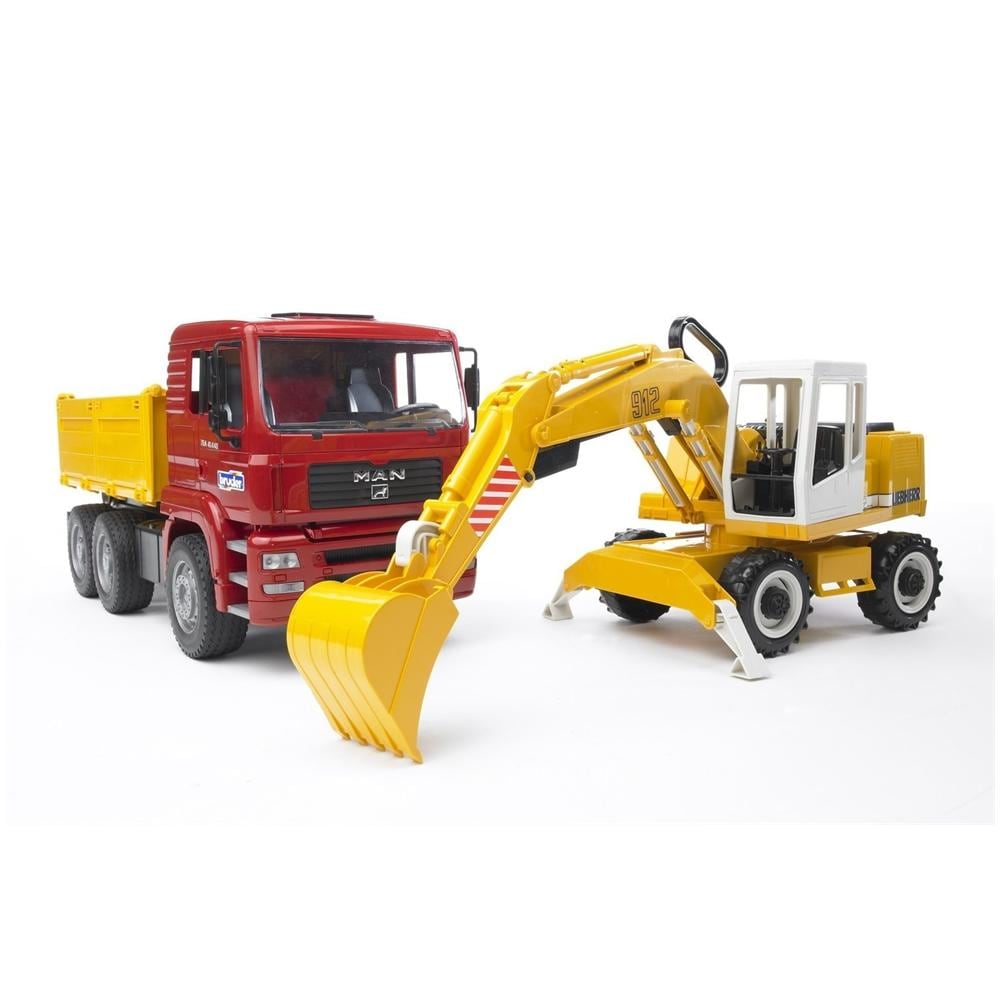 Camion Man Tga con Scavatrice Liebherr 2751 - Foto 2