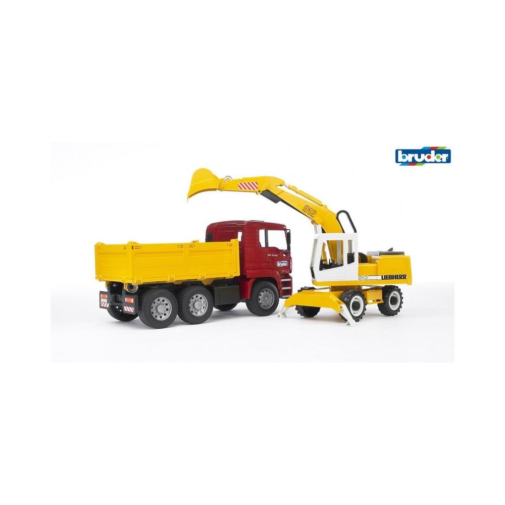 Camion Man Tga con Scavatrice Liebherr 2751 - Foto 4