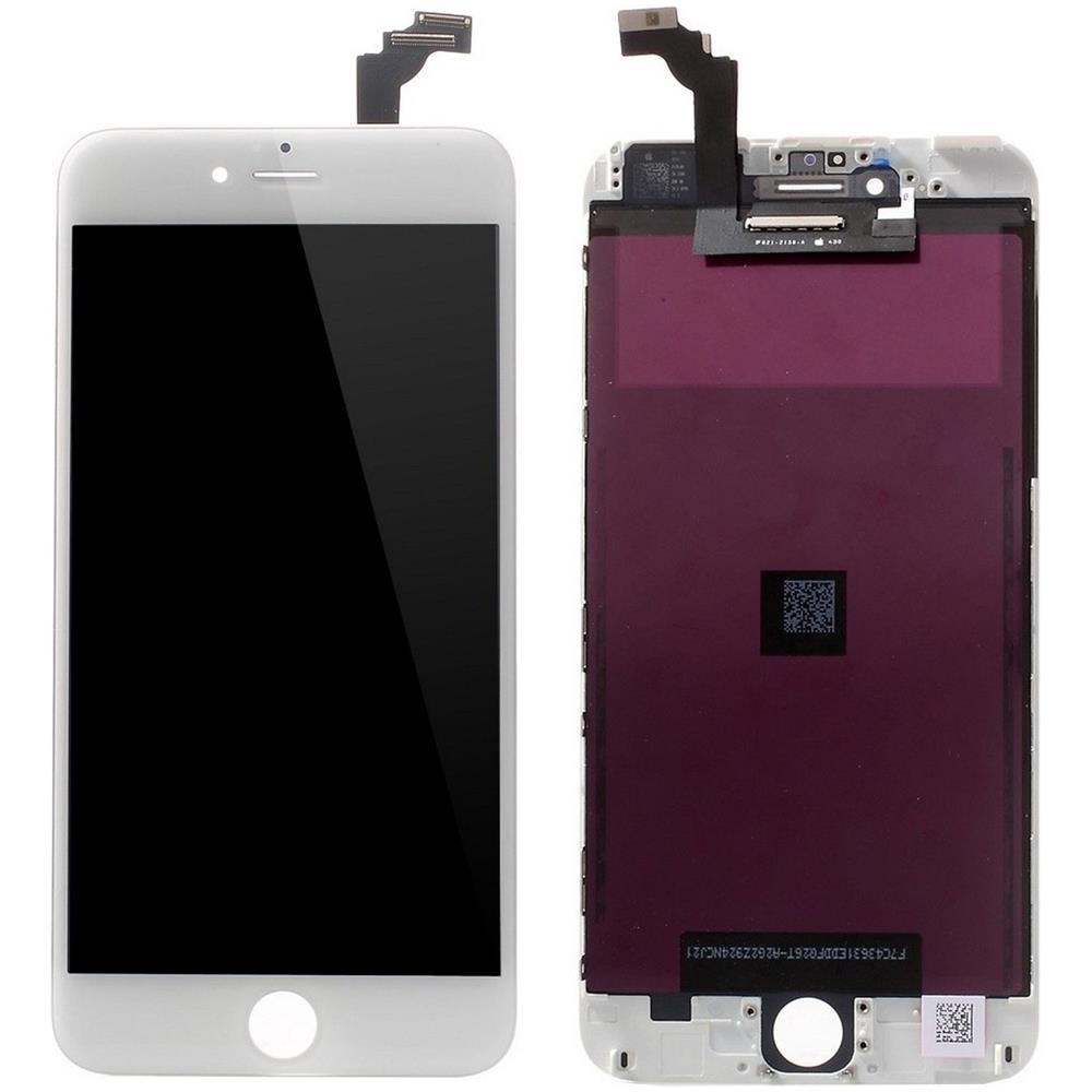 Touch Screen Lcd Display Schermo Vetro + Frame Per Apple Iphone 6 Plus Bianco - Foto 1