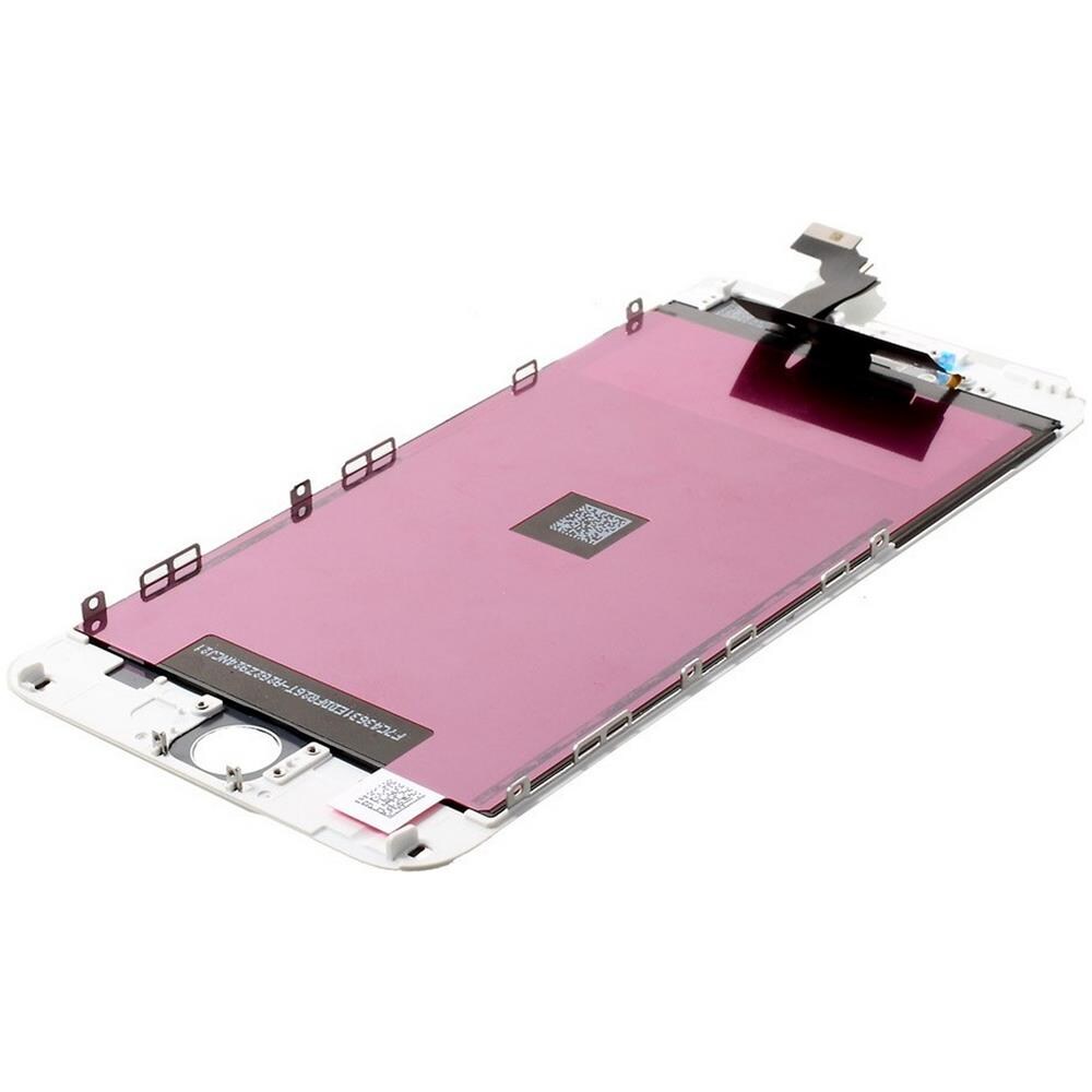 Touch Screen Lcd Display Schermo Vetro + Frame Per Apple Iphone 6 Plus Bianco - Foto 4