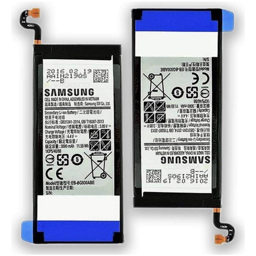 Batteria Samsung Galaxy S7 G930f G930 Eb-bg930abe 3000mah Nfc Originale - Foto 1