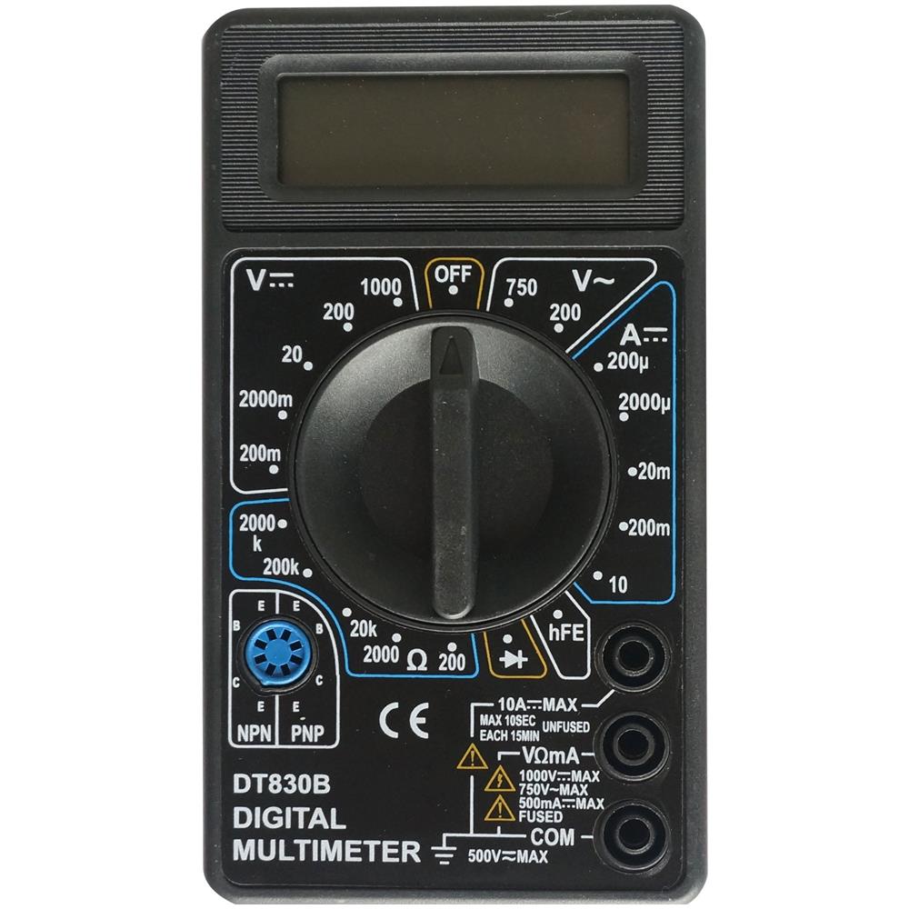 Semplicemente Strumenti Dm01 Multimetro Digitale Dc E Ac Di Tensione Display Standard Elettrico Valore Test Tool - Foto 1