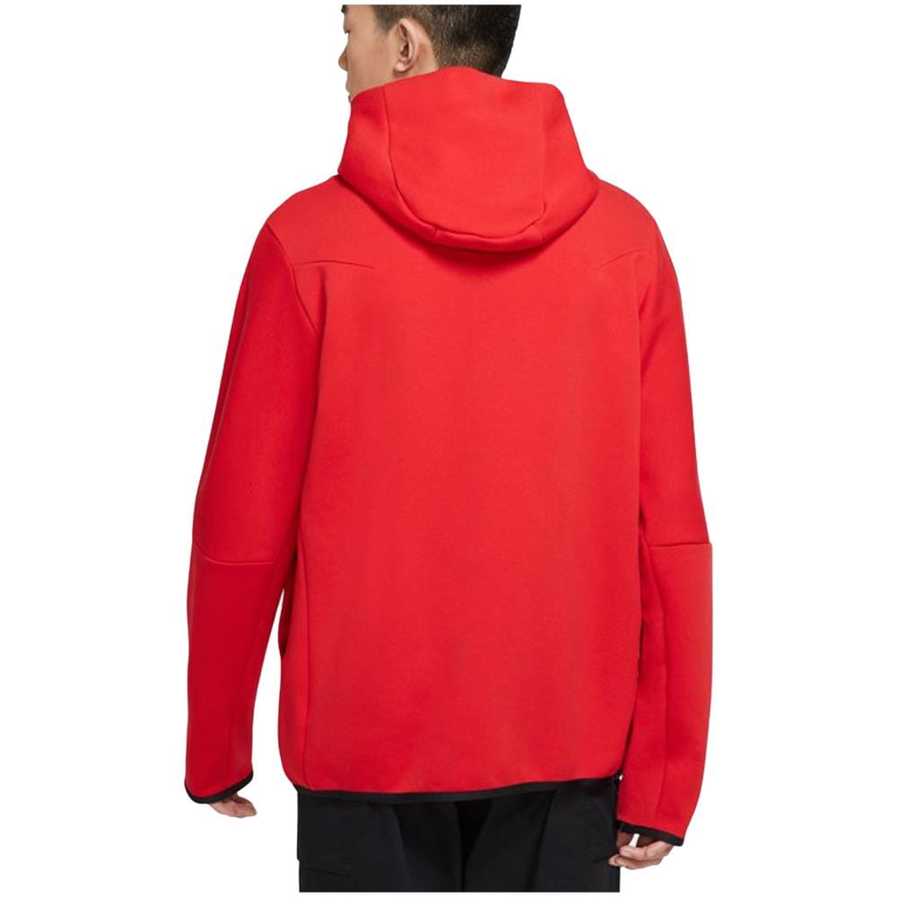 Felpa Da Uomo Con Cappuccio E Full Zip Tech Fleece Rossa Taglia Xxl Codice Cu4489-657 - Foto 2