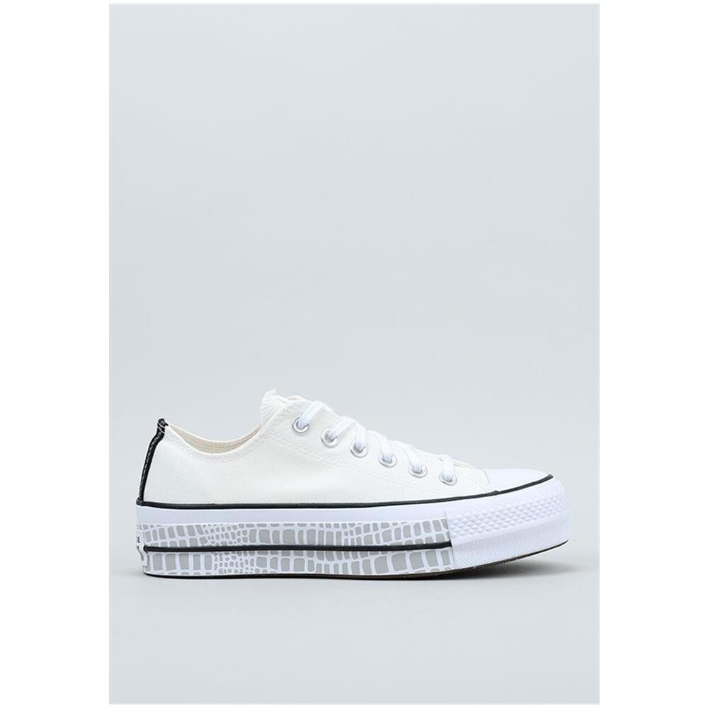 Chuck Taylor All Star Platform Croc Print - Ox Lift - 384275 - Tortora - 36 - Foto 1