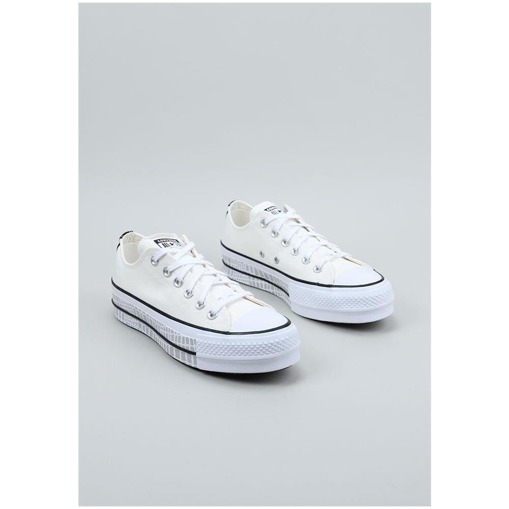Chuck Taylor All Star Platform Croc Print - Ox Lift - 384275 - Tortora - 36 - Foto 2