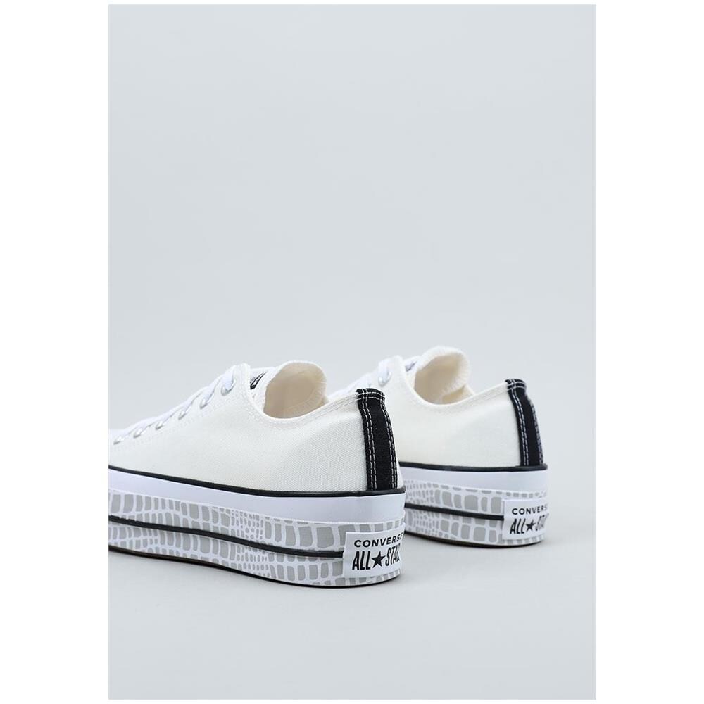 Chuck Taylor All Star Platform Croc Print - Ox Lift - 384275 - Tortora - 36 - Foto 5
