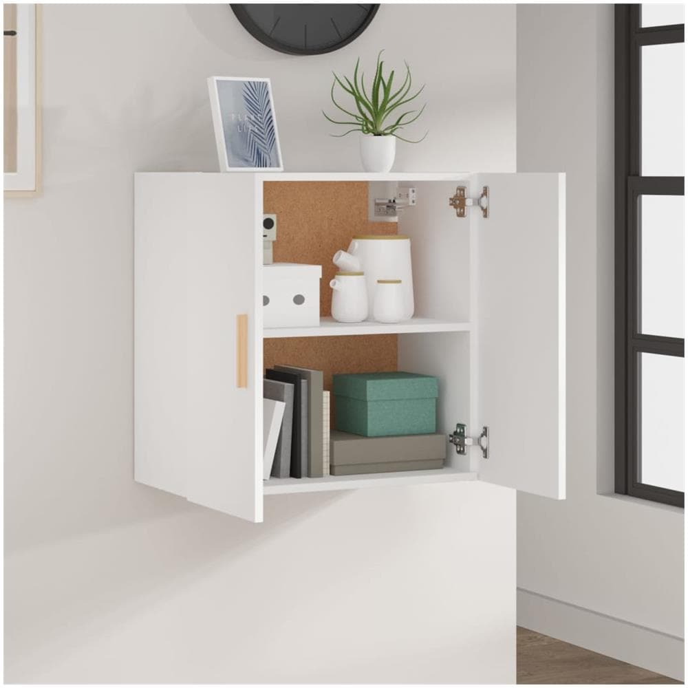 Armadietto a Muro Bianco 60x30x60 cm in Legno Multistrato - Foto 3