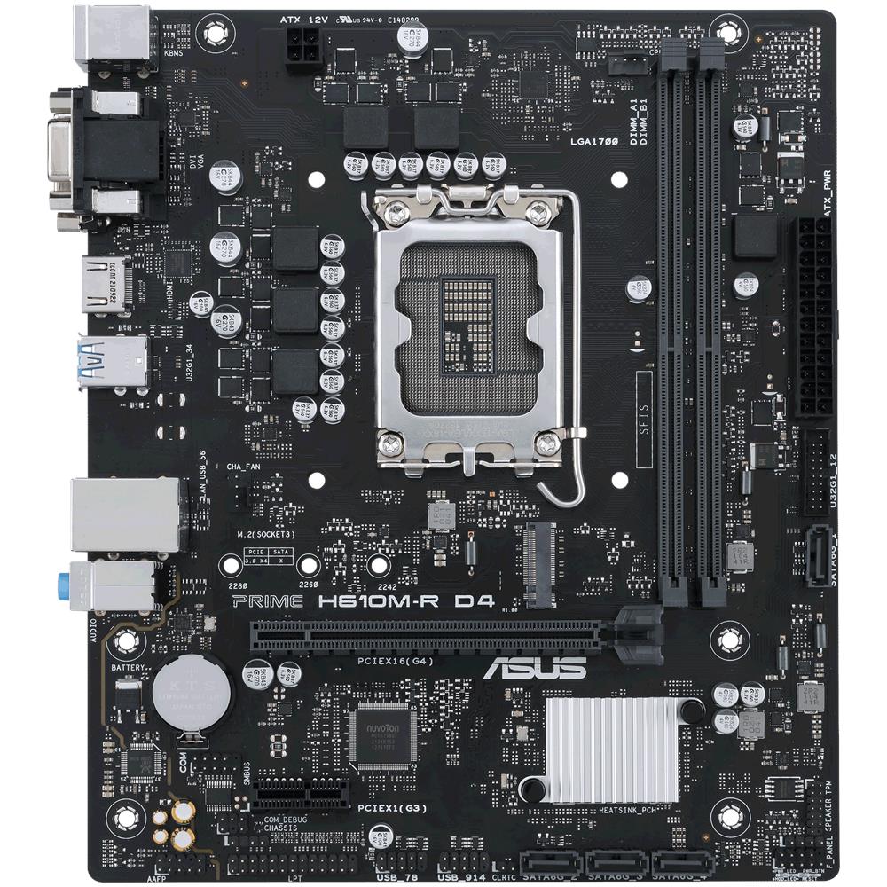 PRIME H610M-R D4 Intel H610 LGA 1700 micro ATX - Foto 2
