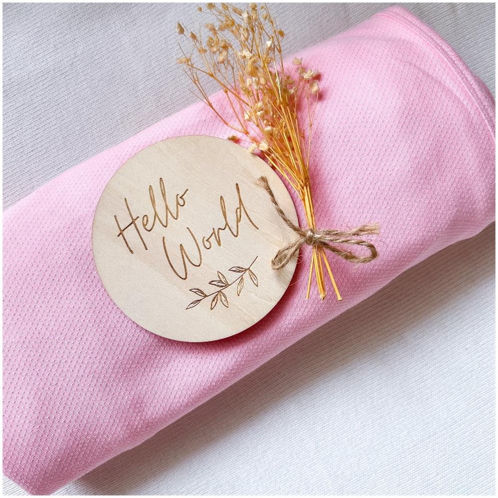 Koala Hugs Coperta Estiva Swaddle - Coperta Per Neonati 0-3 Mesi - Impacco Per Bambini - Rosa Confetto - Foto 2