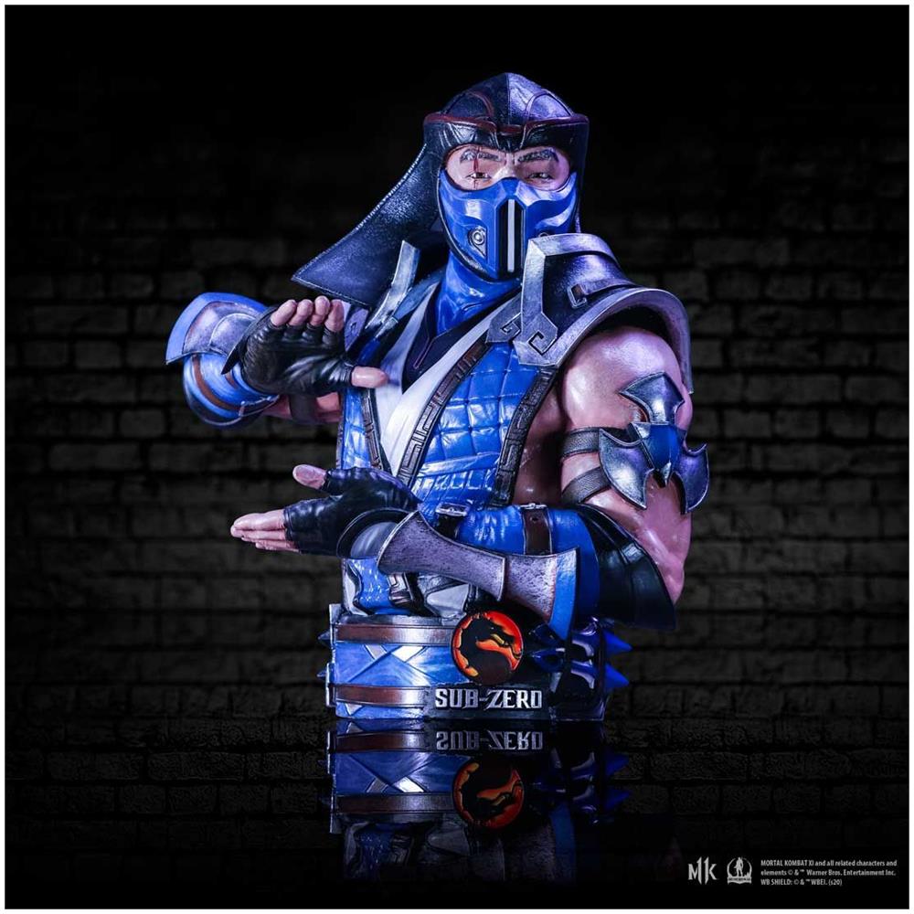Mortal Kombat - Busto Di Sub-zero 29,5 Cm - Foto 8