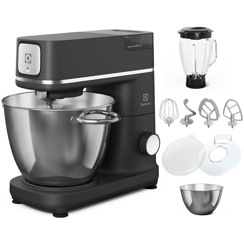 Impastatrice Planetaria E6KM1-8BPT Capacità 6 Litri Potenza 1200W Colore Nero Opaco - Foto 7