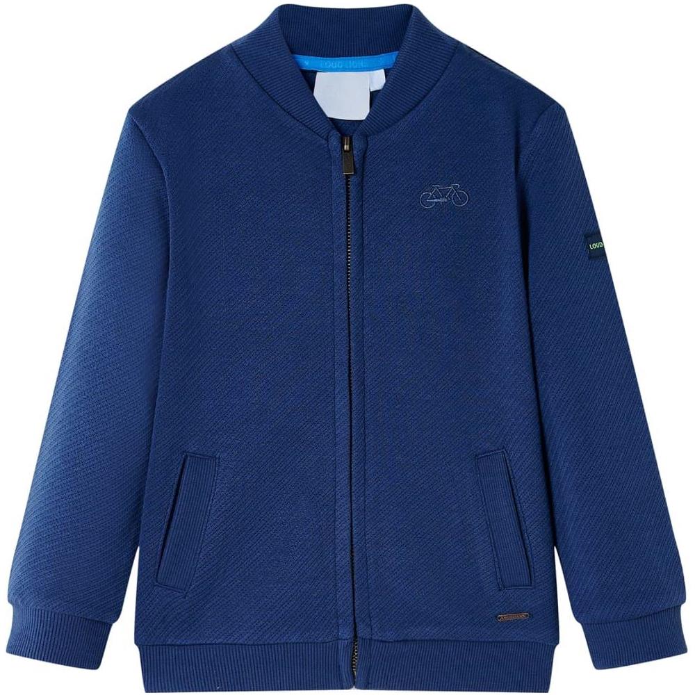 Felpa per Bambini con Cerniera Blu Marino 92 - Foto 1
