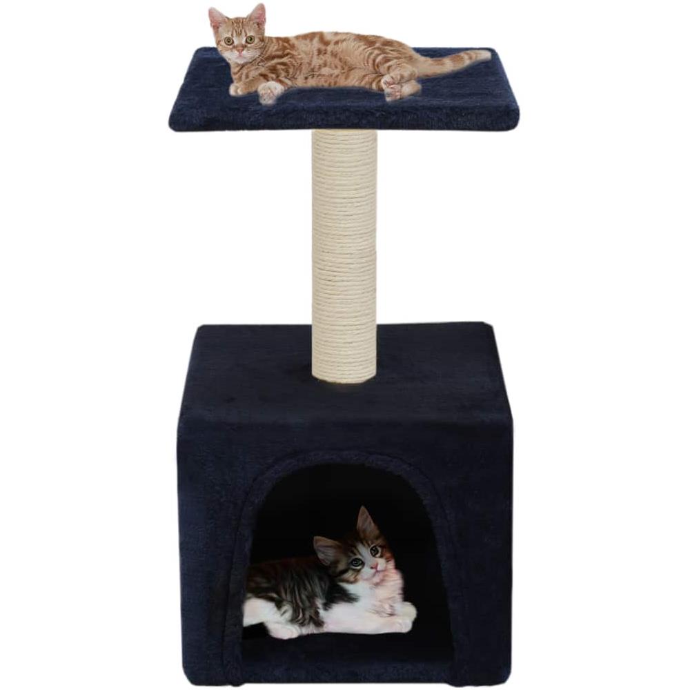 Albero Per Gatti Con Tiragraffi In Sisal 55 Cm Blu Scuro - Foto 1