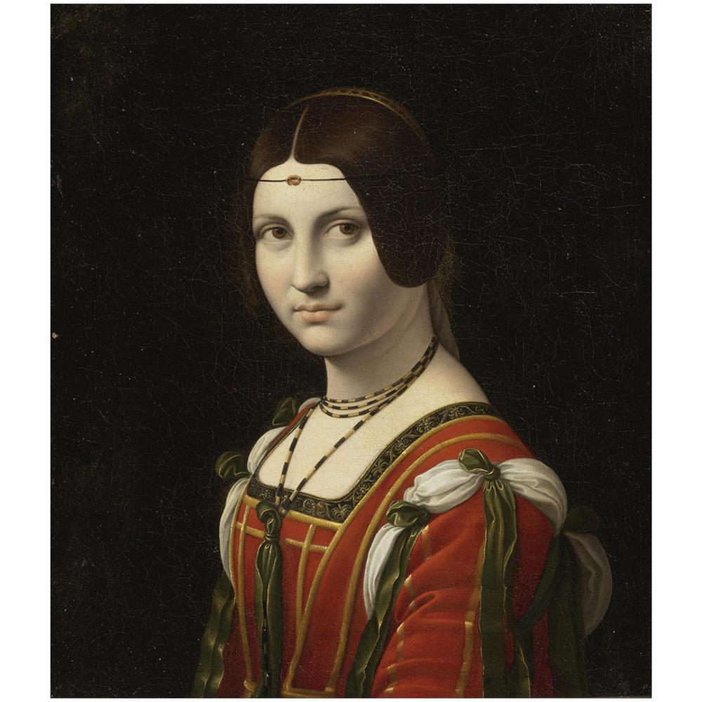 Quadro Su Tela Con Telaio Leonardo Da Vinci La Dama Con Lermellino Arte Stampe E Quadri