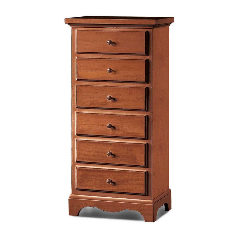 Bridget - Mobiletto In Legno 6 Cassetti - Foto 2