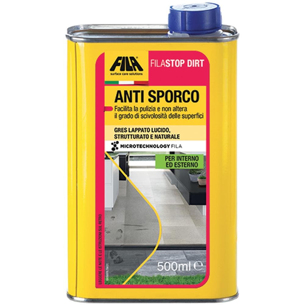Fila Stop Stodirt Filastop Dirt Barriera Protettiva Anti Contro Sporco 500 Ml Facilita Velocizza Pulizia Igiene Superfici Ideale Gres Strutturato Gres Naturale Gres Lappato Lucido - Foto 1